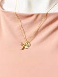 Gold Bee Necklace – Dainty Honeybee Pendant Nature Lover Gift Jewelry, N5058