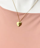 Titi Heart Charm Necklace – Dainty Heart Pendant Gift Jewelry, D533