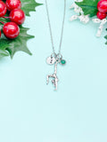 Gymnast Necklace – Gymnastic Charm Pendant Athlete Gift Jewelry, N4742