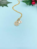 Peace Charm Gold Necklace, N4505