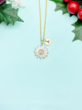 Daisy Necklace – Dainty Flower Pendant Spring Floral Gift Jewelry, N4102