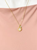 Rose Quartz Gemstone Necklace – Natural Pink Stone Jewelry, N6903