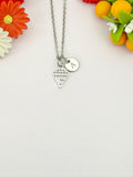 Silver Hot Air Balloon Necklace – Adventure & Wanderlust Charm Jewelry, N2341