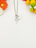 Silver Hot Air Balloon Necklace – Adventure & Wanderlust Charm Jewelry, N2341