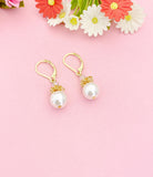 Shell Pearl Charms Earrings, N6968
