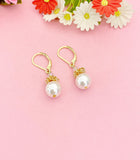 Shell Pearl Charms Earrings, N6968