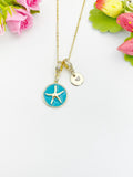 18K Gold Plated Starfish Pendant Necklace, Beachy Dainty Gift for Her, N6981