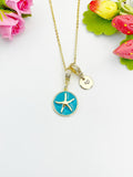 18K Gold Plated Starfish Pendant Necklace, Beachy Dainty Gift for Her, N6981