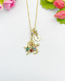Sea Turtle Necklace, 18K Gold Plated, Ocean Gift for Her, N6982