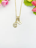 Nautilus Shell Necklace, 18K Gold Plated, Beach Gift, N6983