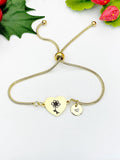 Cosmos Flower Gold Bracelet – Dainty Floral Jewelry for Women, N623