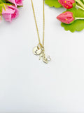 18K Gold Plated High Heel Shoe Necklace, N3022