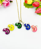 Gold Chameleon Pendant Necklace – Dainty Animal Charm Gift Jewelry, N6907