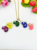 Gold Chameleon Pendant Necklace – Dainty Animal Charm Gift Jewelry, N6907