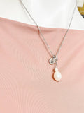 Silver Freshwater Pearl Pendant Necklace for Women, N6731S