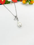 Silver Freshwater Pearl Pendant Necklace for Women, N6731S