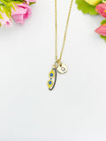 Gold Diving Goggles Pendant Necklace – Dainty Sports Charm Gift Jewelry, N6915