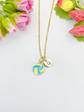 Gold Water Polo Pendant Necklace – Dainty Sports Charm Gift Jewelry, N6916