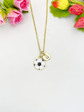 Gold Soccer Pendant Necklace – Dainty Sports Charm Gift Jewelry, N6918