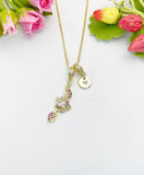 18K Gold Plated Crab Pendant Necklace, Cubic Zirconia, Ocean Beach Charm
