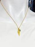 Gold Ice Cream Cone Necklace Birthday Gifts, Personalized Gifts, N5200