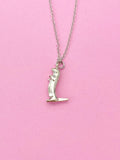 Silver Otter Charm Necklace, N2104A