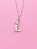 Silver Otter Charm Necklace, N2104A