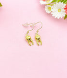 Good Tooth Charm Earrings, Molar Charm, Graduation DH DA Dentist School Gift, N5560G