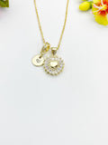 Gold Heart Pendant Necklace, Dainty Minimalist Jewelry Personalized Gift for Her, N7030