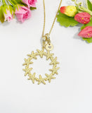 18K Gold Plated Starfish Gold Necklace, Ocean Beach Sea Life Lover Gift, N6937