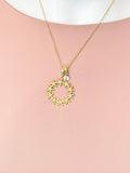 18K Gold Plated Starfish Gold Necklace, Ocean Beach Sea Life Lover Gift, N6937