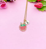 Raspberry Charm Necklace, N6522
