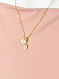 Clear Rectangle Pendant Necklace, N7057C