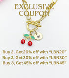 Gold Silver or Rose Gold Rose Flower Charm Necklace, N172Z