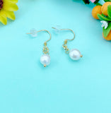 Natural Pearl Earrings, N5965G
