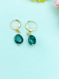 Natural Malachite Earrings, N7063
