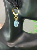 Natural Aquamarine Earrings, N7065
