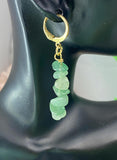 Natural Green Aventurine Earrings, N7067