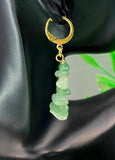 Natural Green Aventurine Earrings, N7067