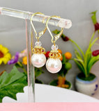 Shell Pearl Charms Earrings, N6968
