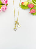 18K Gold Plated Purple Spider Cubic Zirconia Pendant Necklace, Dainty Gift for Her, N6977TB