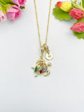 Sea Turtle Necklace, 18K Gold Plated, Ocean Gift for Her, N6982