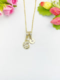 Nautilus Shell Necklace, 18K Gold Plated, Beach Gift, N6983