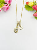 Nautilus Shell Necklace, 18K Gold Plated, Beach Gift, N6983
