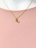 18K Gold Plated High Heel Shoe Necklace, N3022
