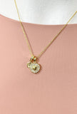 Gold Heart Pendant Necklace, Dainty Minimalist Jewelry Personalized Gift for Her, N7030