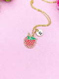 Raspberry Charm Necklace, N6522
