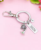 French Horn Keychain, N1296Y