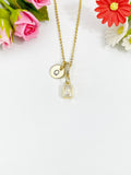 Clear Rectangle Pendant Necklace, N7057C