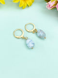Natural Larimar Earrings, N7066